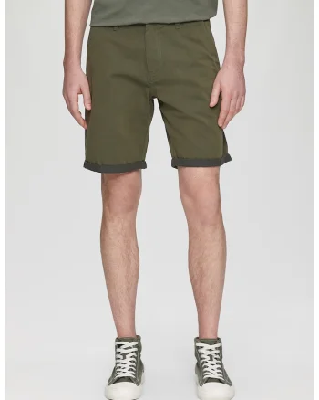 Pantaloni scurti de bumbac, Kaki