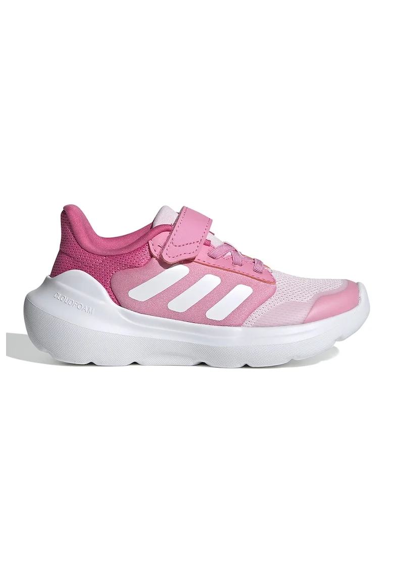 Pantofi sport Tensaur Run 2.0 cu velcro, Alb/Roz pastel