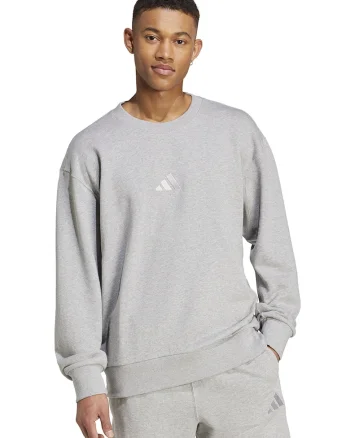 Bluza lejera de trening din bumbac ALL SZN, Gri melange