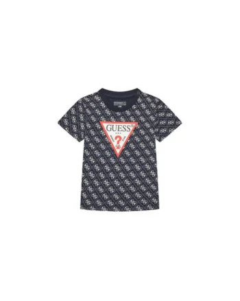 Tricou cu logo si maneci scurte