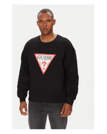 Bluza din amestec de bumbac cu logo si terminatie elastica