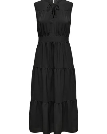Rochie cu pussy-bow, Negru