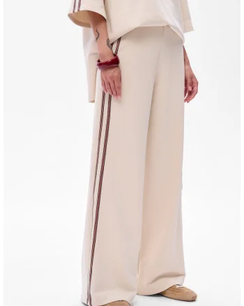Pantaloni de trening evazati Cossa cu talie medie