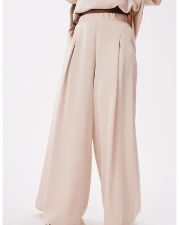 Pantaloni largi cu talie elastica Cigar