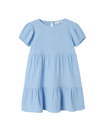 Rochie de vara fete  13240414, Bumbac, Albastru deschis