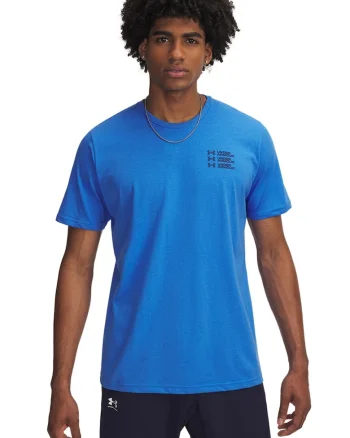 Tricou regular fit cu decolteu la baza gatului, Albastru royal
