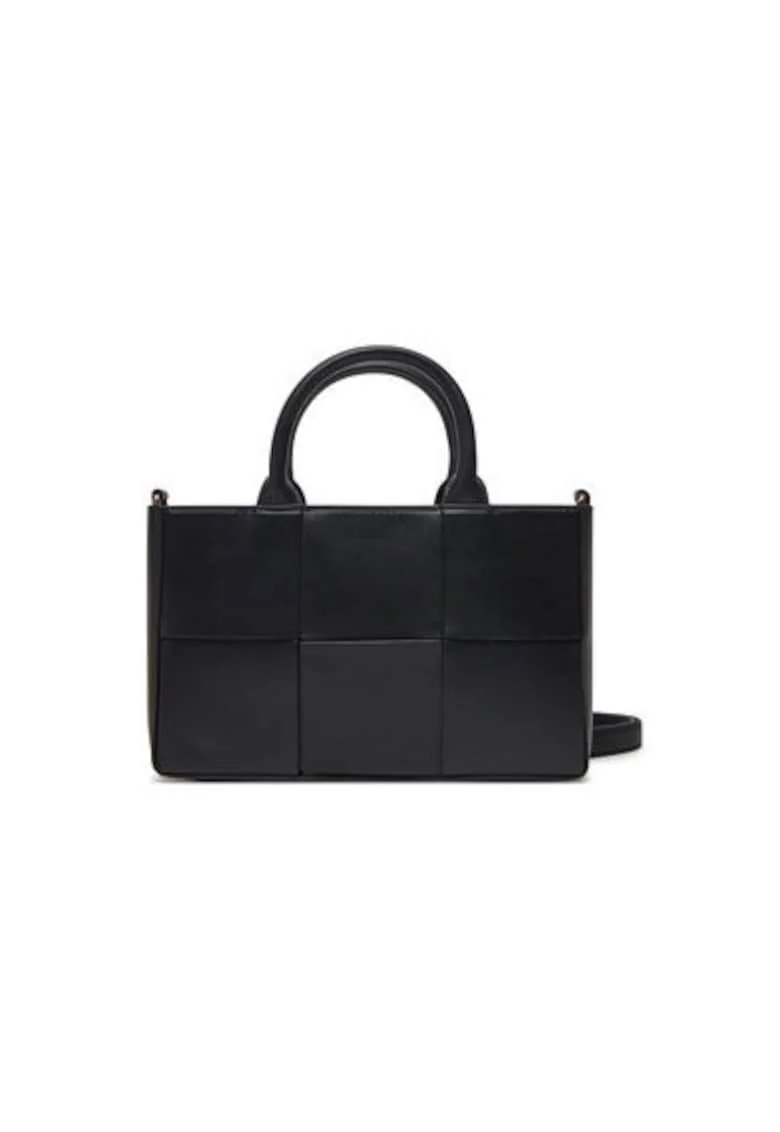 Geanta dama  13960490, Piele ecologica, Negru