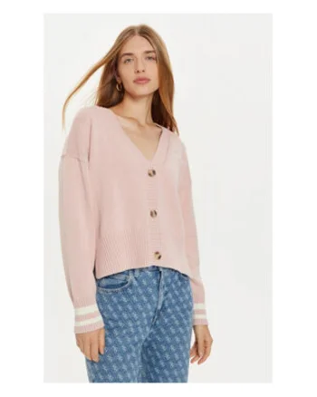 Cardigan cu croiala lejera si maneci cazute