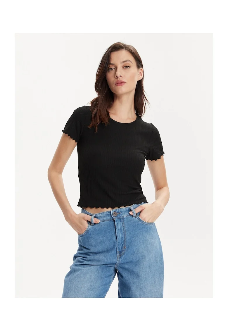 Tricou dama,  303602086, Negru, Poliester