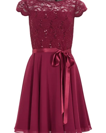 Rochie dama  77760510, Poliester, Visiniu