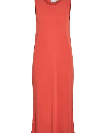 Rochie de vara dama  14101675, Modal/Poliester, Rosu, Rosu