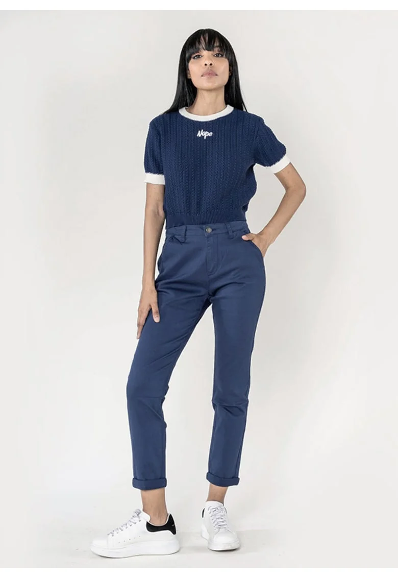 Pantaloni bleumarin Chino  J250 M10 18034, Bleumarin