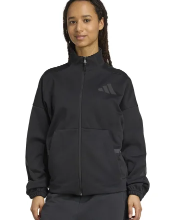 Bluza de trening cu fermoar Z.N.E, Negru