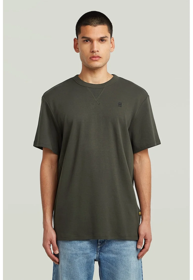 Tricou din bumbac organic Nifous, Gri inchis