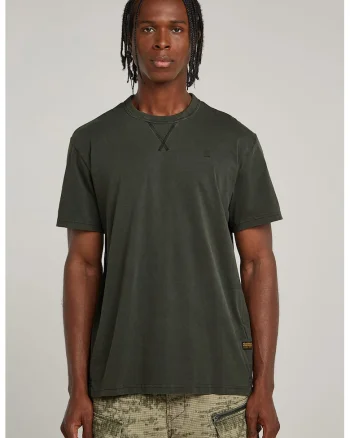 Tricou din bumbac organic Nifous, Gri/Gri inchis