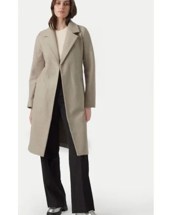 Palton Fortuneaya 10278330 Bej Regular Fit, Poliester