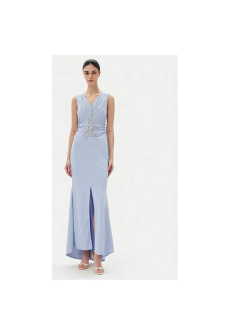 Rochie dama  CFC0123081003, Poliester, Albastru deschis, Albastru deschis
