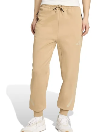 Pantaloni de trening cu buzunare cu fermoar Z.N.E., Bej