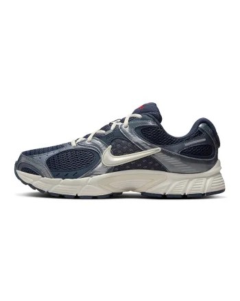 Pantofi sport din plasa cu garnituri din material sintetic, Albastru inchis/Alb murdar