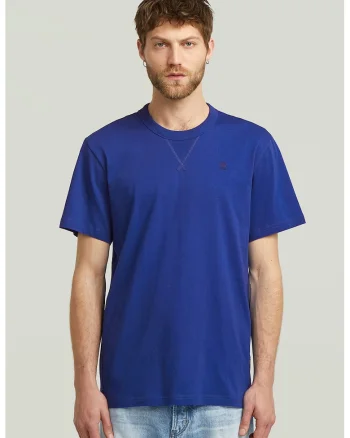 Tricou de bumbac organic Nifous, Albastru royal/Albastru