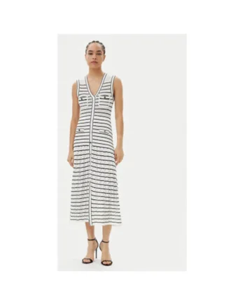 Rochie dama  511FD13006, Viscoza/Poliamida, Ecru, Ecru