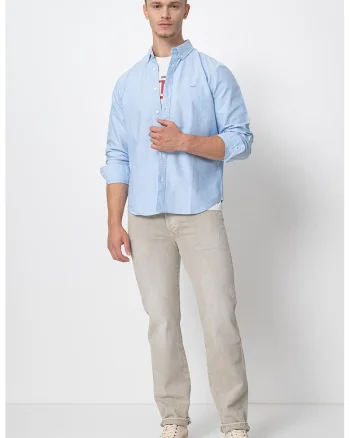 Camasa relaxed fit de bumbac Authentic, Albastru glaciar