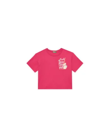 Tricou pentru fete  35RYC10OZ, Bumbac organic, Roz, Roz