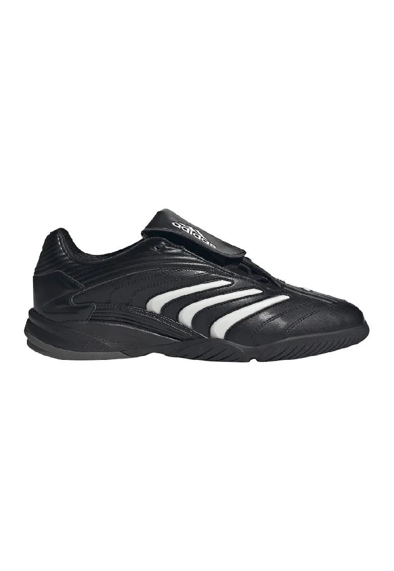 Pantofi sport din piele ecologica Predator, Negru/Alb murdar