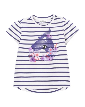 Tricou fete  WC5143201HGN, Bumbac/Elastan, Mov, Mov