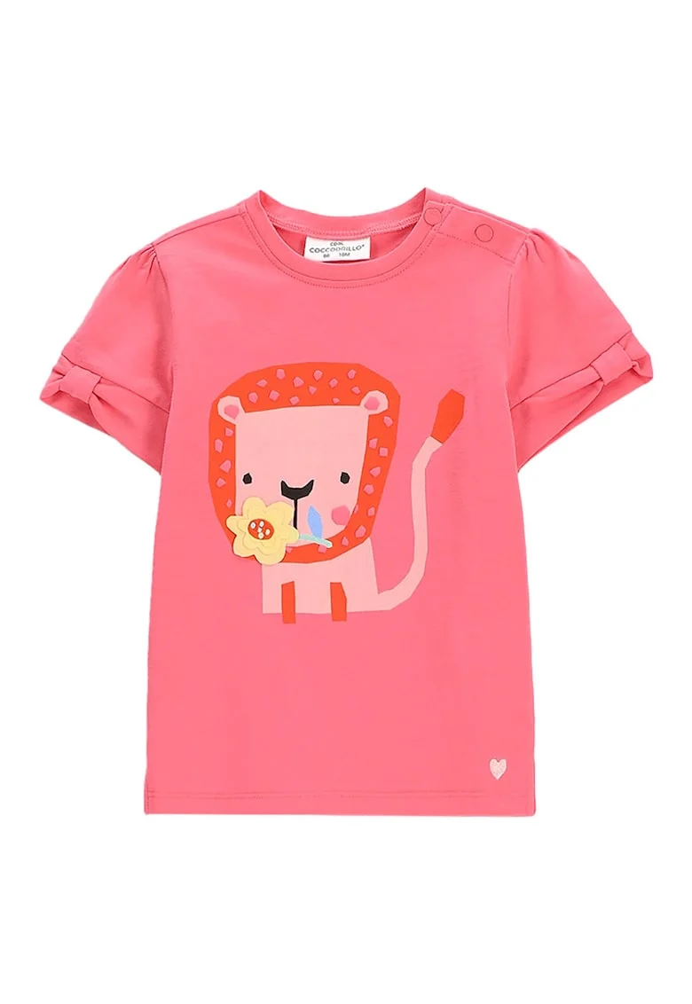 Tricou fete  WC5143203TGN, Bumbac/Elastan, Roz, Roz