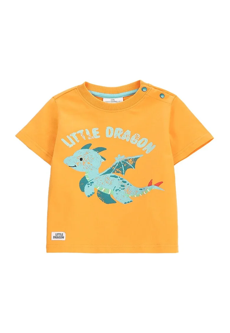 Tricou baieti  WC5143202DBN, Bumbac/Elastan, Portocaliu, Portocaliu
