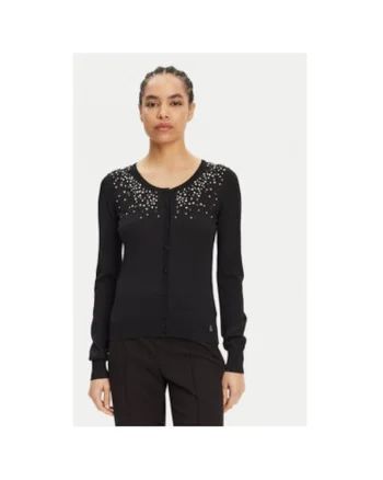 Bluza dama  ACMA001920, material mixt, Negru, Negru
