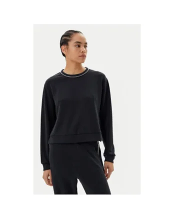Bluza dama  Emporio Armani, 7W000142 AF12643, Modal/Poliester, Negru, Negru
