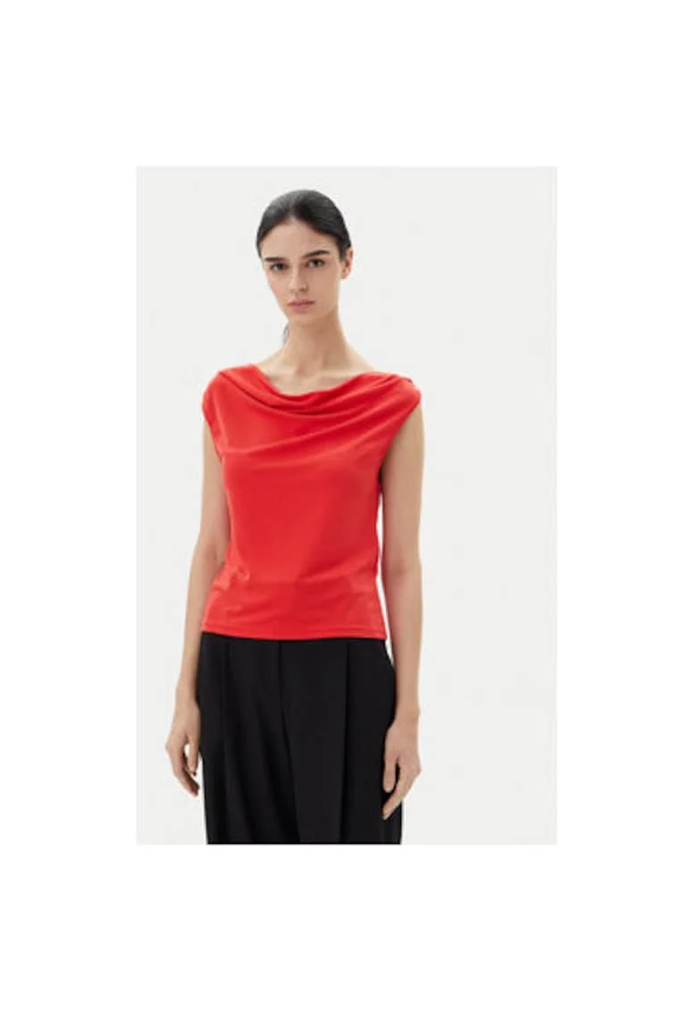 Bluza dama  15351679, Viscoza/Poliester, Rosu, Rosu