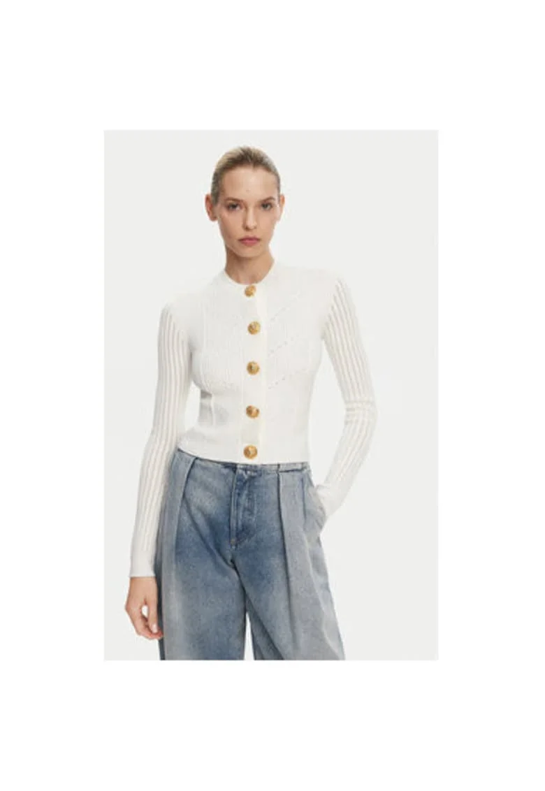 Bluza dama  DF1KL190KF24, Viscoza/Poliester, Alb, Alb