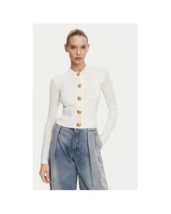 Bluza dama  DF1KL190KF24, Viscoza/Poliester, Alb, Alb