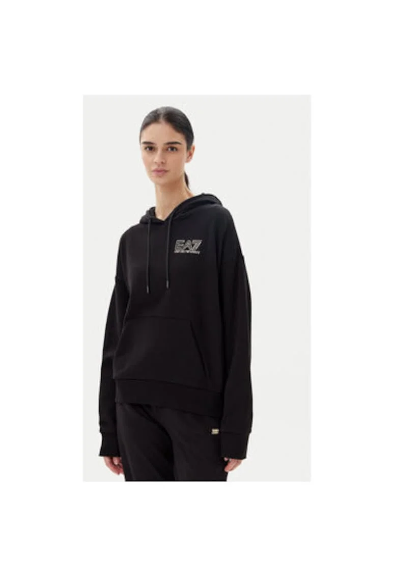 Bluza dama  Emporio Armani, 7W000101 AF12473, Bumbac/Poliester, Negru, Negru