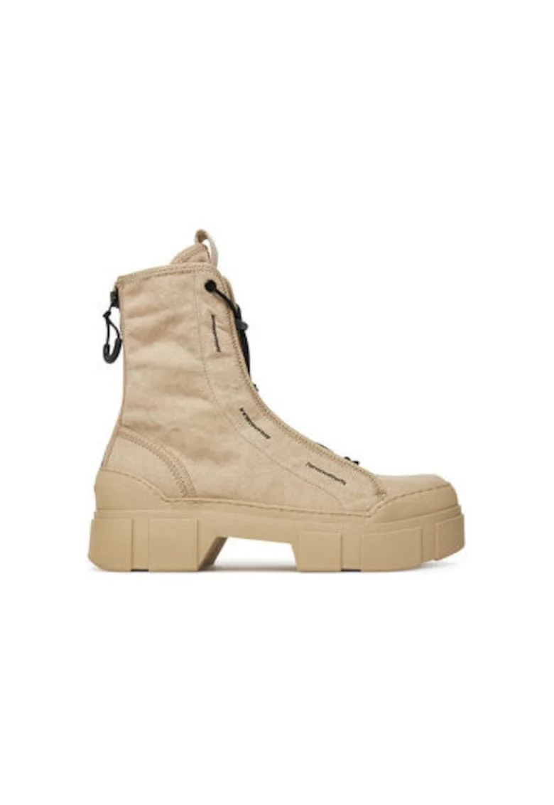 Botine dama Vic Matie, 1G3000D V14G040300, Textil, Bej, Bej