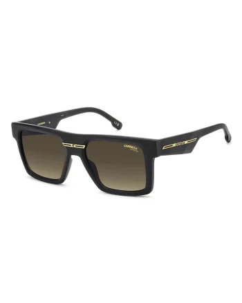 Ochelari de soare cu lentile dreptunghiulare Victory, Auriu/Negru