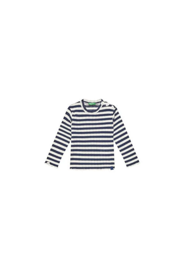 Bluza fete  33LQG10J7, Bumbac/Poliester, Bleumarin, Bleumarin