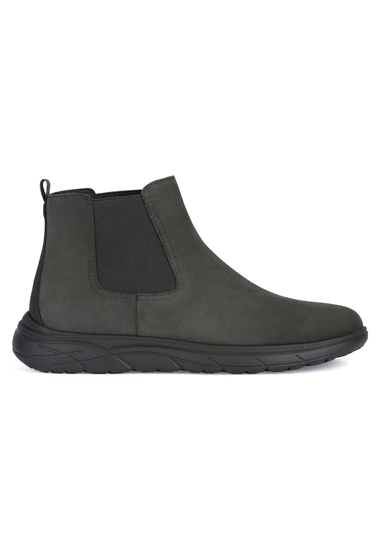 Botine cu glezna joasa pentru barbati  U36E1A-022EK, Textil, Maro, Maro