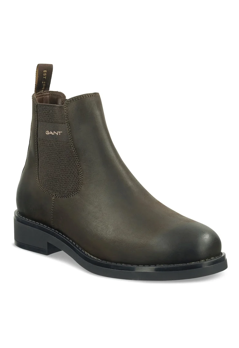 Botine cu glezna joasa barbati  29651752, Piele naturala, Maro, Maro