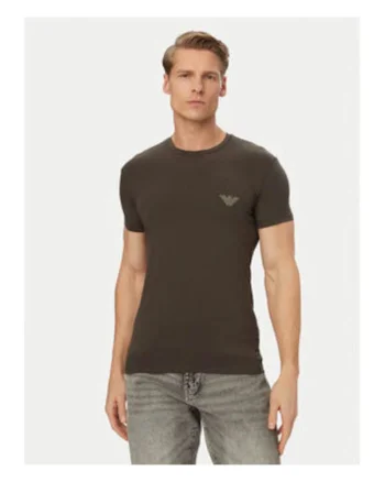 Tricou barbati,  kaki, bumbac