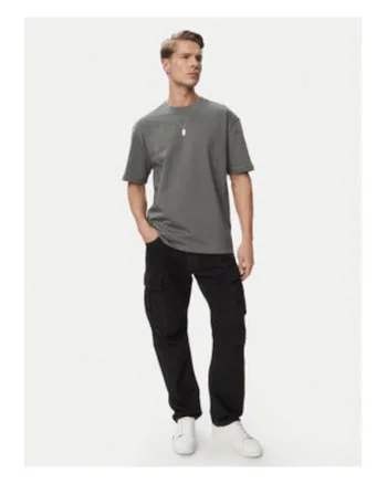Tricou barbati,  verde, bumbac, croiala regular fit