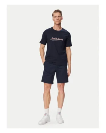 Tricou barbati,  albastru, bumbac organic, regular fit