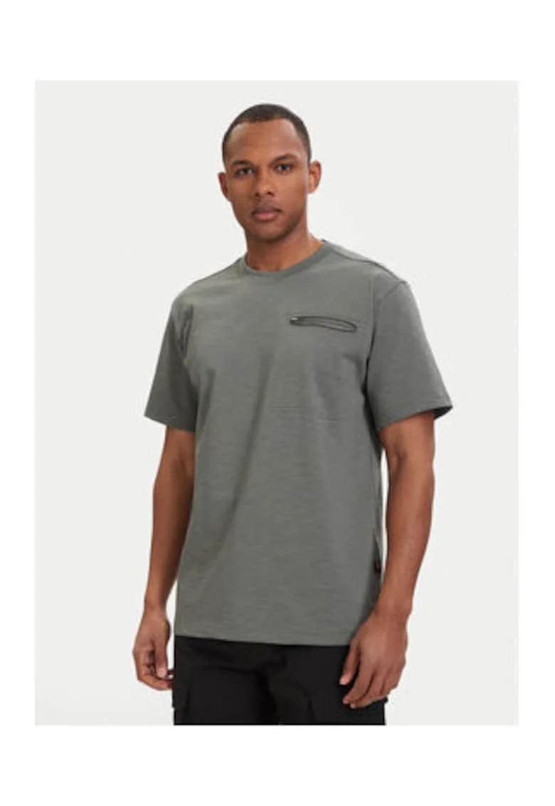 Tricou barbati,  culoare verde, bumbac organic, croiala regular fit