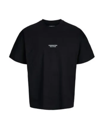 Tricou Barbatesc, Jack Jones, Negru, bumbac, imprimeu grafic