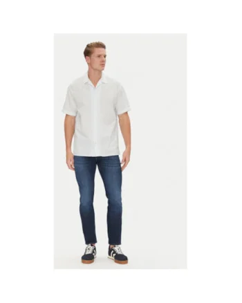 Camasa barbati Jack Jones, 12271099, Bumbac/Poliester, Albastru deschis, Albastru deschis