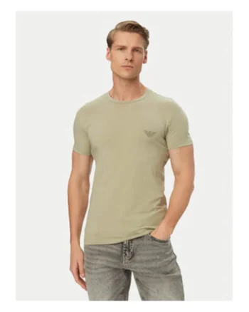 Tricou barbati,  verde, bumbac