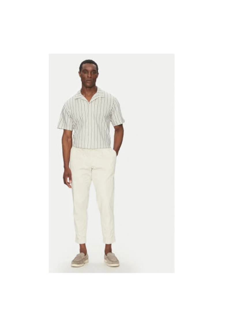 Camasa barbati Jack Jones, 12275085, Bumbac/Poliester, Bej, Bej